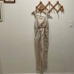 Striped jumpsuit